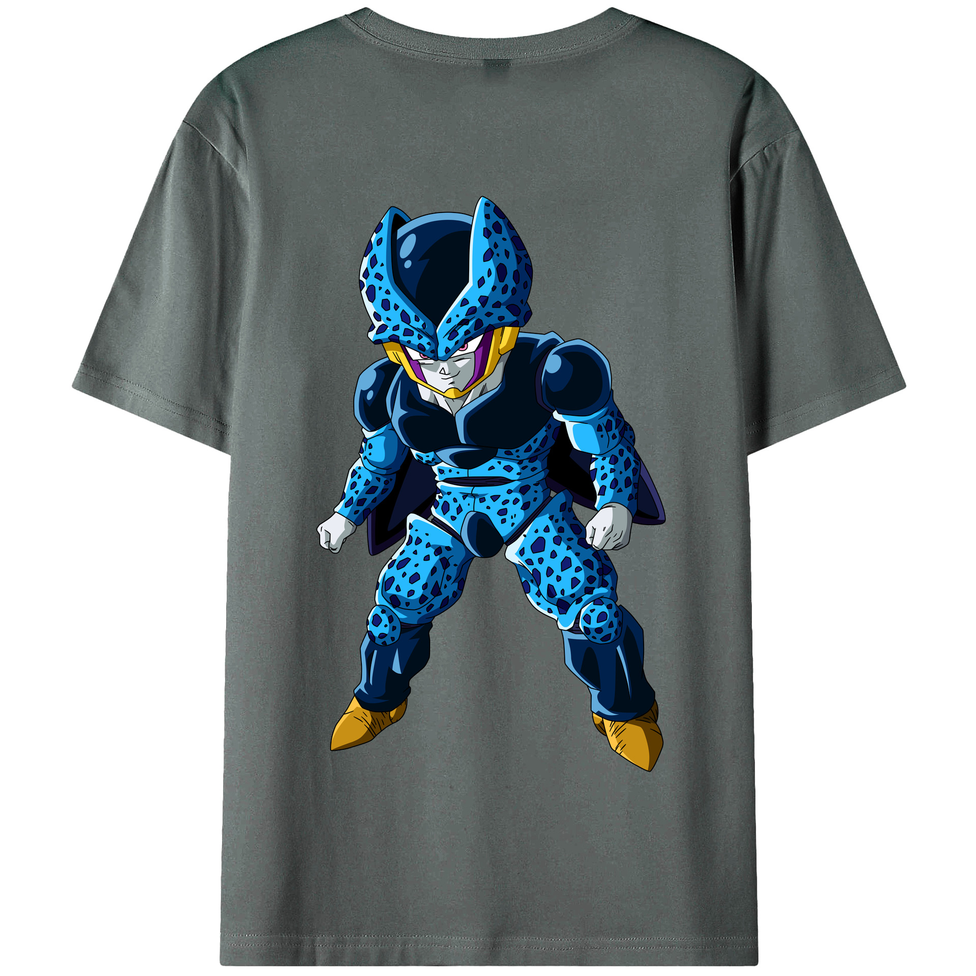 （画像用） ドラゴンボール セル DRAGON BALL Cell 綿100％半袖Tシャツ（背面プリント）